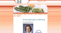 Desktop Screenshot of einzelernaehrungsberatung.com